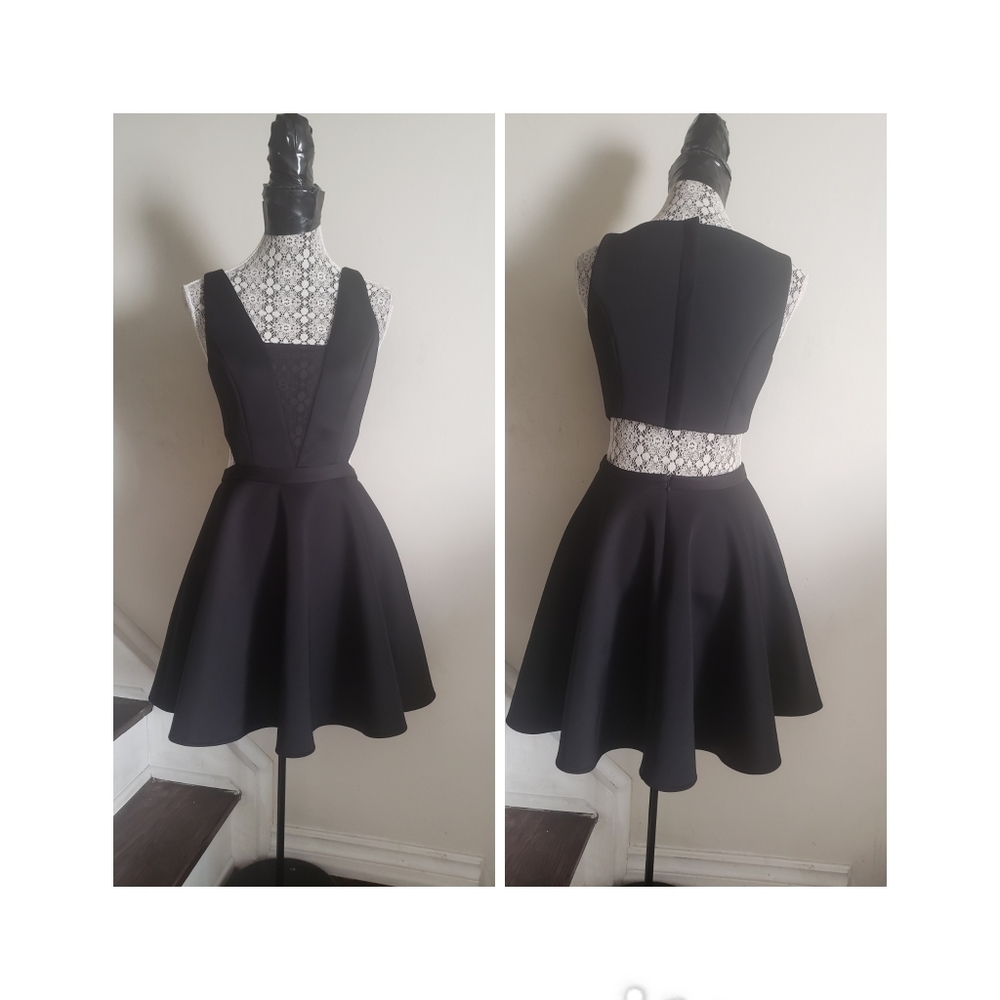 MARCIANO Skater Dress With A Cutout